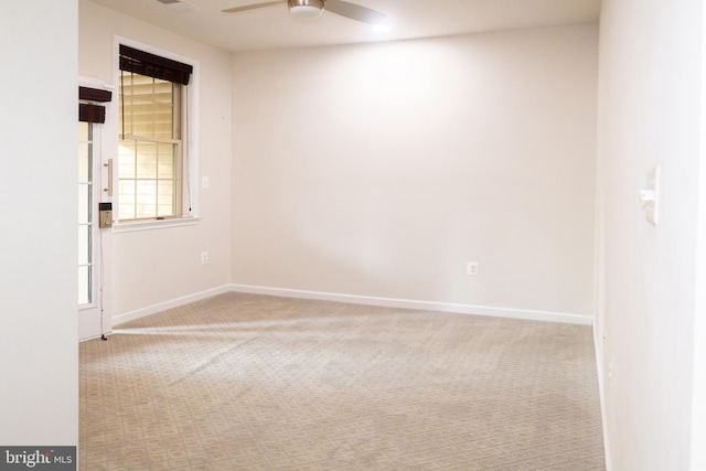 42624 Lisburn Chase Ter, Chantilly, VA 20152 - empty room featuring carpet flooring, ceiling fan, and baseboards