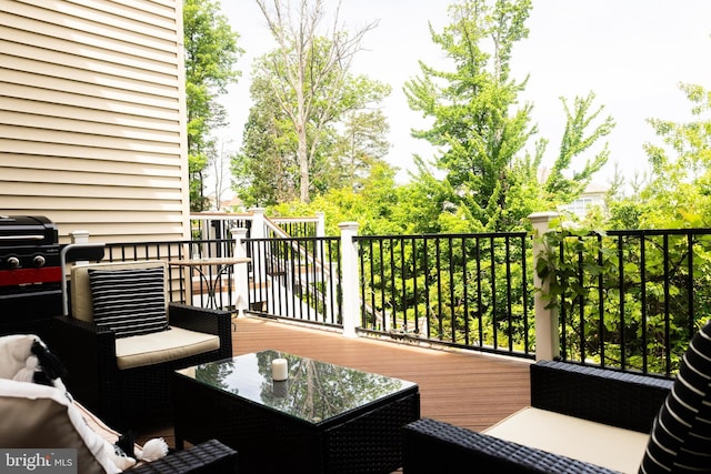 42624 Lisburn Chase Ter, Chantilly, VA 20152 - wooden terrace featuring outdoor dining space