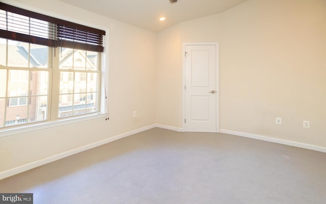 42624 Lisburn Chase Ter, Chantilly, VA 20152 - empty room featuring plenty of natural light, carpet flooring, baseboards, recessed lighting, and lofted ceiling