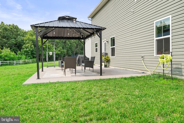 140 Mariners Way, Cambridge, MD 21613 - view of yard featuring a gazebo and a patio area