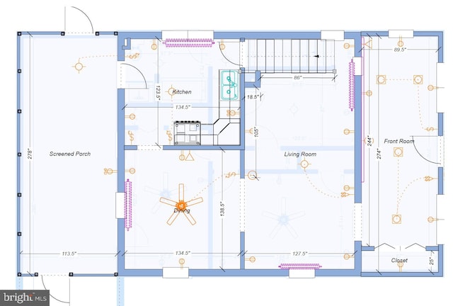 951 Little Conestoga Rd, Glenmoore, PA 19343 - property floor plan