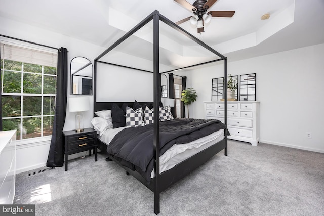9177 Drawbridge Dr, Delmar, MD 21875 - carpeted bedroom with baseboards and ceiling fan