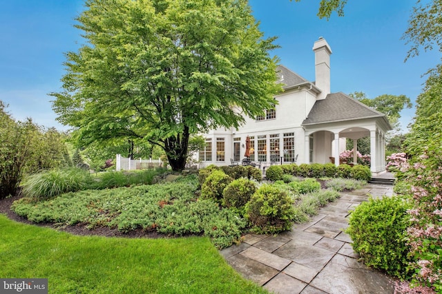 view of yard