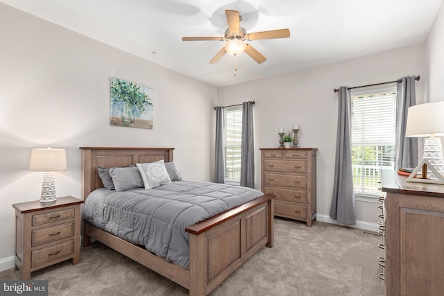 355 Tufton Cir, Fallston, MD 21047 - bedroom with light carpet, multiple windows, and baseboards