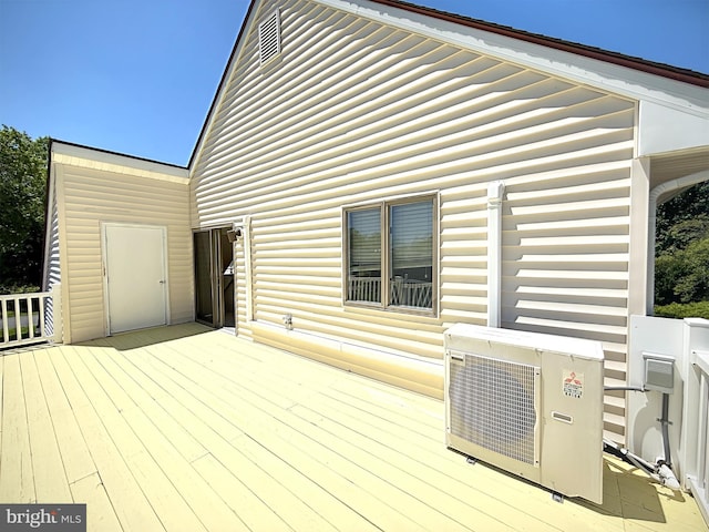 957 Terrapin St Unit 2, Bethany Beach, DE 19930 - deck featuring a cooling unit
