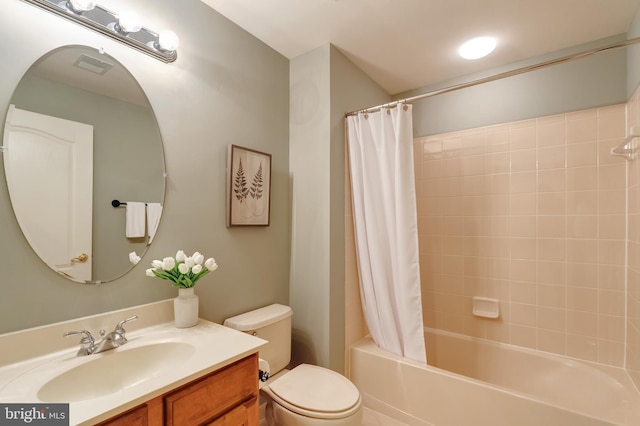 1296 Newkirk Ct, Vienna, VA 22182 - bathroom with vanity and shower / bathtub combination with curtain