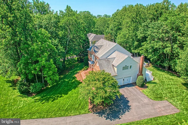 1296 Newkirk Ct, Vienna, VA 22182 - aerial view of property and surrounding area with a forest