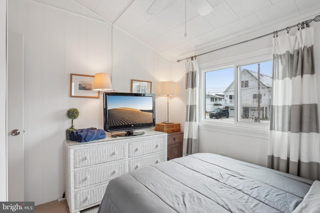 398 Kingfisher Rd, Tuckerton, NJ 08087 - carpeted bedroom featuring vaulted ceiling