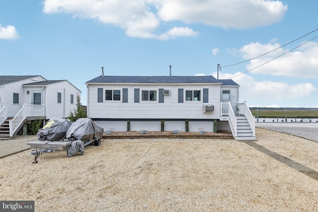 398 Kingfisher Rd, Tuckerton, NJ 08087 - view of front facade featuring an AC wall unit