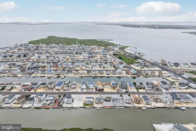 398 Kingfisher Rd, Tuckerton, NJ 08087 - aerial view of property's location with a large body of water and numerous boat docks