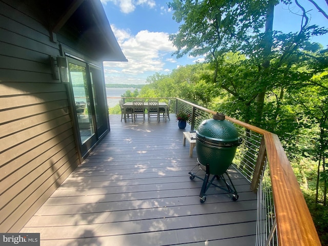 201 Nottingham Hl, Annapolis, MD 21405 - wooden deck featuring outdoor dining area