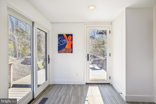 201 Nottingham Hl, Annapolis, MD 21405 - doorway featuring baseboards and recessed lighting