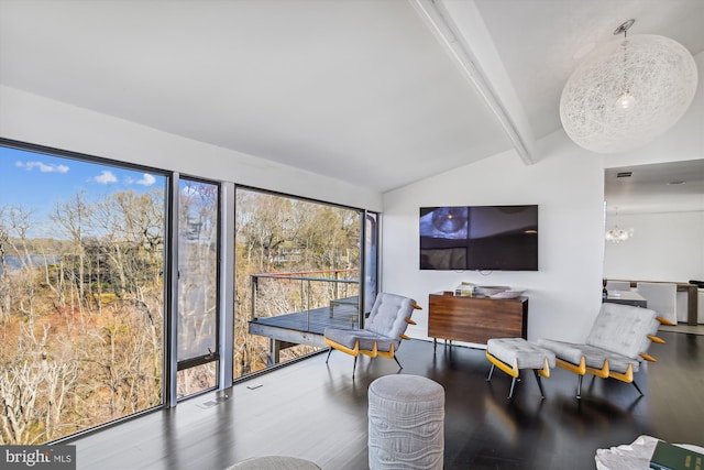 201 Nottingham Hl, Annapolis, MD 21405 - sunroom / solarium featuring a chandelier