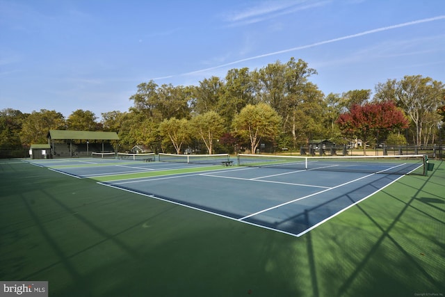 201 Nottingham Hl, Annapolis, MD 21405 - view of tennis court with view of scattered trees
