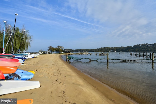 201 Nottingham Hl, Annapolis, MD 21405 - water view with a boat dock