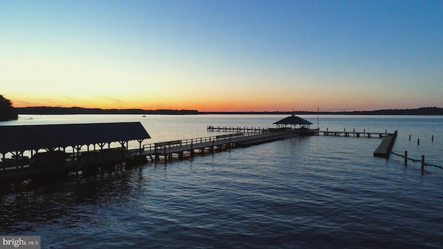 201 Nottingham Hl, Annapolis, MD 21405 - dock area featuring a water view