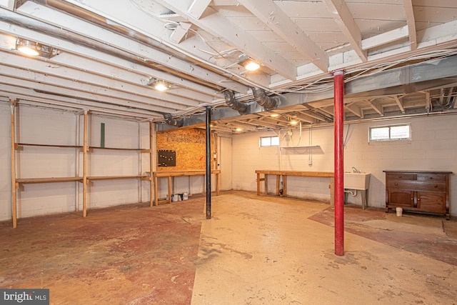 126 Clymer Ave, Front Royal, VA 22630 - basement featuring a sink