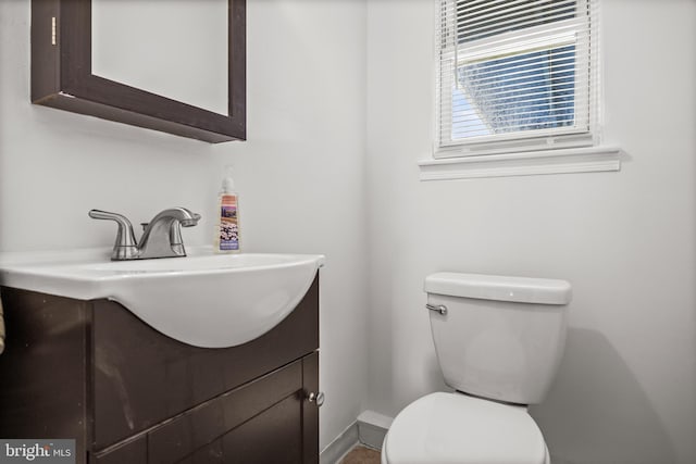 12 Constitution Rd, Clementon, NJ 08021 - half bathroom with vanity, toilet, and baseboards