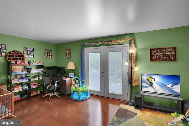 3919 Penns Dr, Reading, PA 19606 - office space featuring french doors and wood finished floors