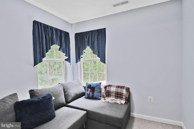 310 Owings Hill Ct, Owings, MD 20736 - sitting room with baseboards and carpet floors