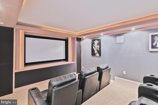 310 Owings Hill Ct, Owings, MD 20736 - view of carpeted home theater room