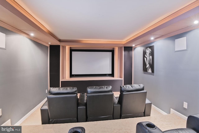 310 Owings Hill Ct, Owings, MD 20736 - cinema room with carpet floors, baseboards, and recessed lighting