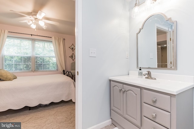 310 Owings Hill Ct, Owings, MD 20736 - bedroom featuring a sink and light carpet