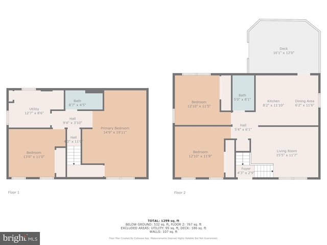 13713 Mayfair Ct, Woodbridge, VA 22193 - view of property floor plan