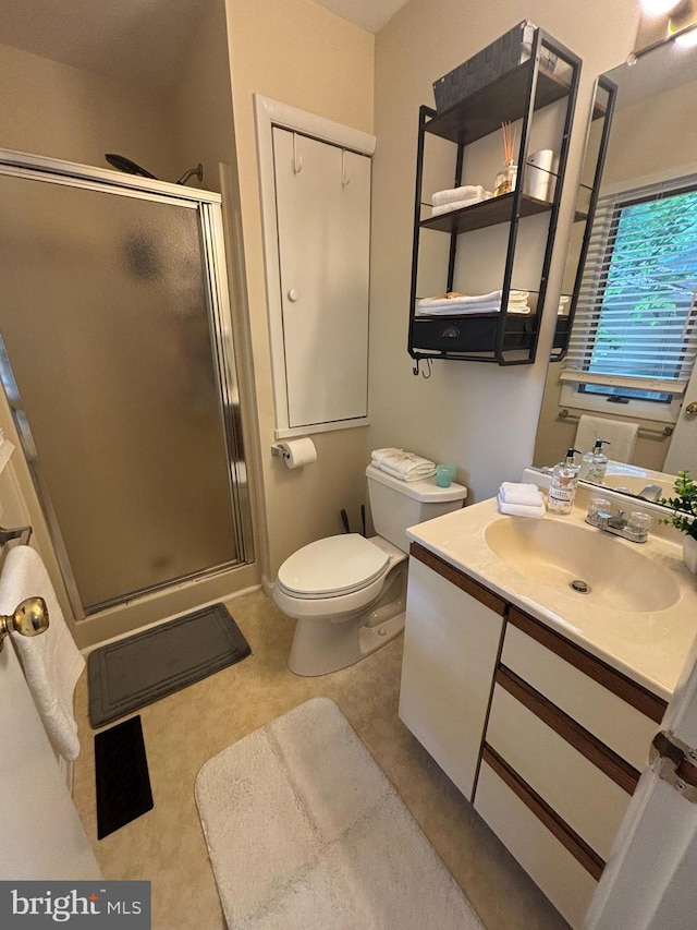 21 Moby Dick Dr, Ocean Pines, MD 21811 - full bath featuring a stall shower, vanity, and toilet