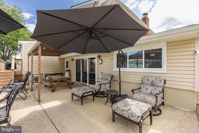 24 Holyoke Dr, Delran, NJ 08075 - view of patio with outdoor dining space