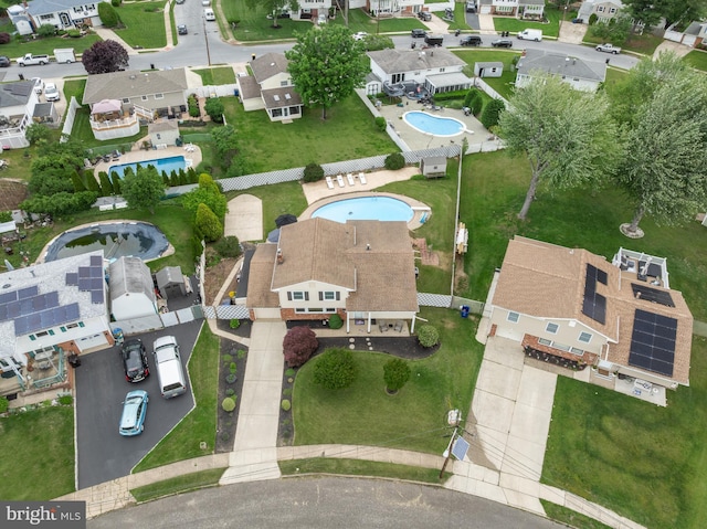 24 Holyoke Dr, Delran, NJ 08075 - aerial view of property and surrounding area with a pool area and nearby suburban area