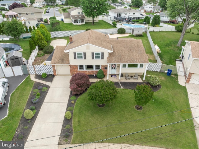 24 Holyoke Dr, Delran, NJ 08075 - aerial perspective of suburban area