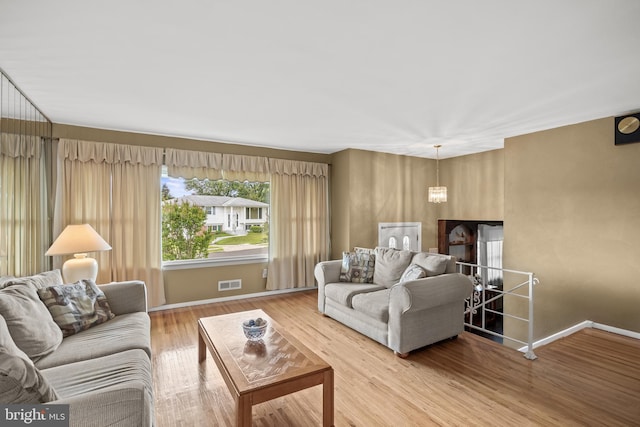 24 Holyoke Dr, Delran, NJ 08075 - living room featuring light wood-style flooring and baseboards