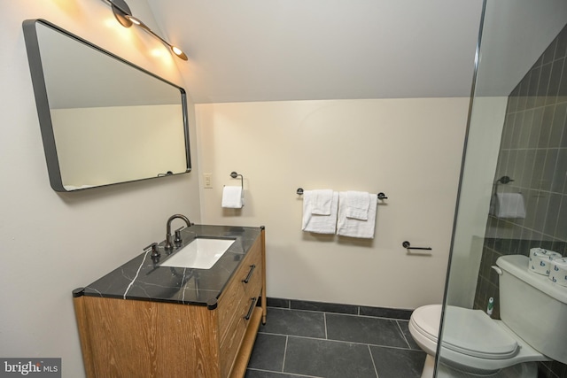 1067 N Camp Rd, Mc Henry, MD 21541 - bathroom with tile patterned flooring, toilet, vanity, and baseboards