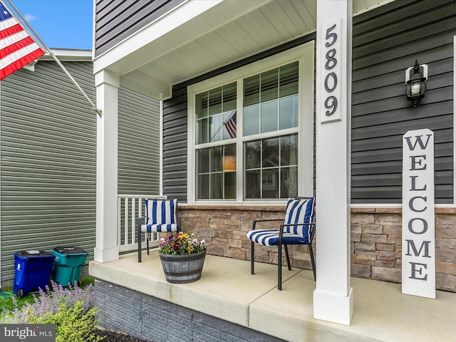 5809 Zoe Ln, Frederick, MD 21704 - view of covered porch