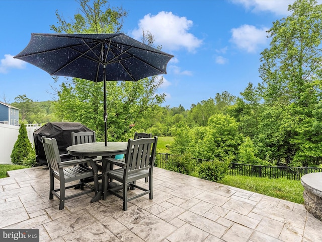 5809 Zoe Ln, Frederick, MD 21704 - view of patio with outdoor dining area