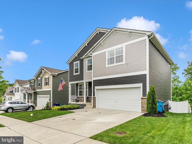 5809 Zoe Ln, Frederick, MD 21704 - view of front of home with an attached garage and driveway