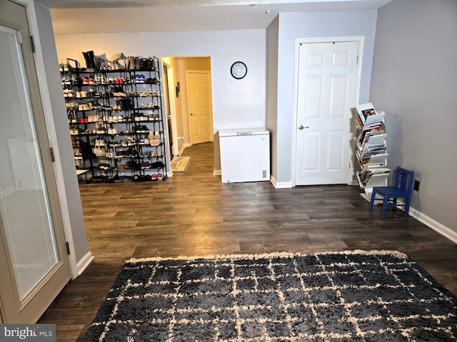 7832 Canter Ct, Severn, MD 21144 - interior space featuring wood finished floors and baseboards