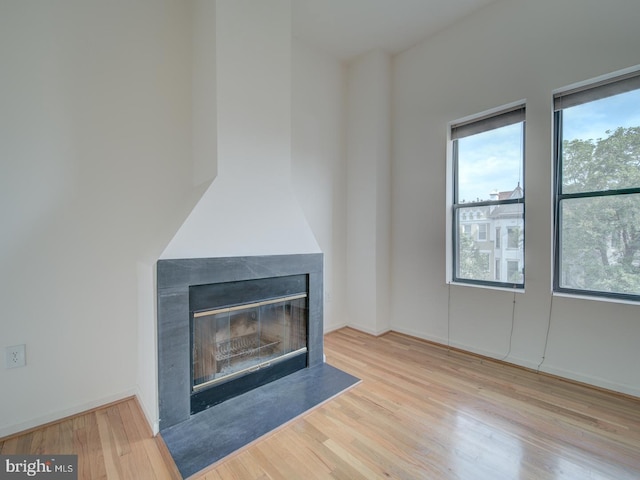 1812 Vernon St NW Unit 42, Washington, DC 20009 - detailed view of wood finished floors and a fireplace with flush hearth