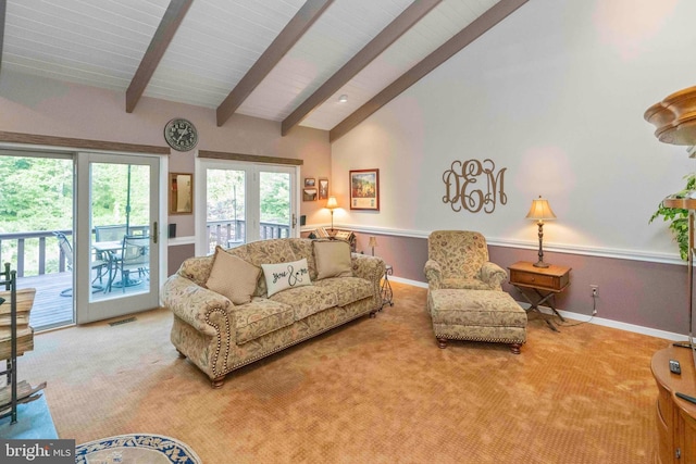 3097 Mill Rd, Doylestown, PA 18902 - living room with carpet floors and baseboards