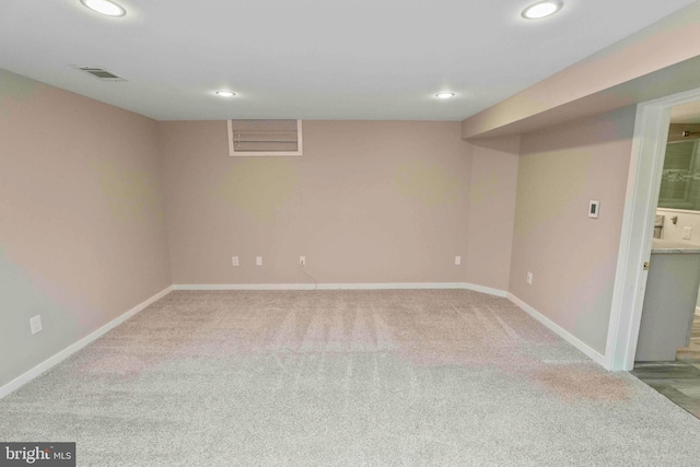 3097 Mill Rd, Doylestown, PA 18902 - finished basement with carpet flooring, recessed lighting, and baseboards