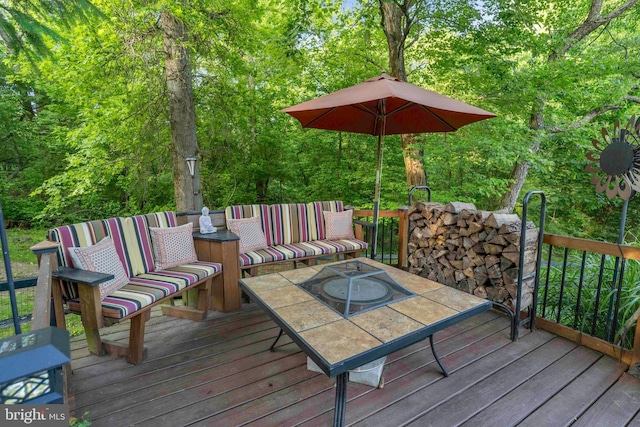 3097 Mill Rd, Doylestown, PA 18902 - deck featuring outdoor lounge area