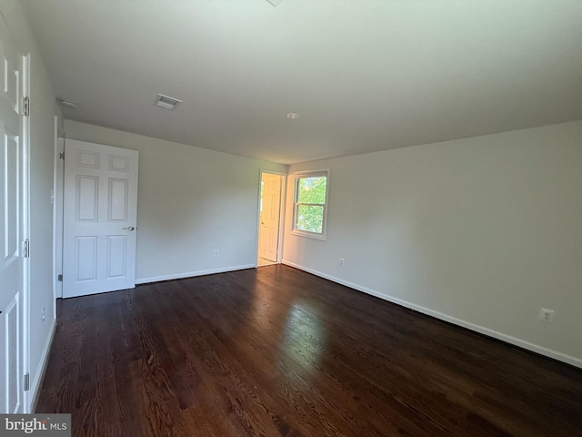 4205 Middle Ridge Dr, Fairfax, VA 22033 - empty room featuring dark wood-style flooring and baseboards