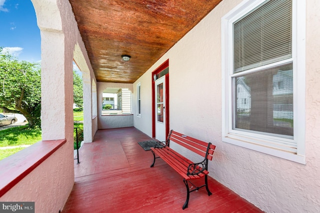 view of porch