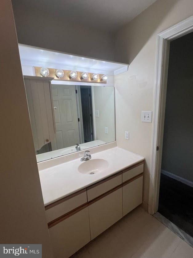 801 Christopher Dr, Reading, PA 19610 - bathroom featuring vanity and tile patterned flooring