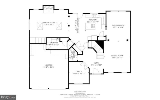20008 Giantstep Ter, Gaithersburg, MD 20886 - property floor plan
