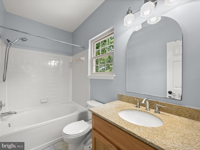 7301 Eden Brook Dr Unit A-1, Columbia, MD 21046 - bathroom featuring vanity and shower / washtub combination