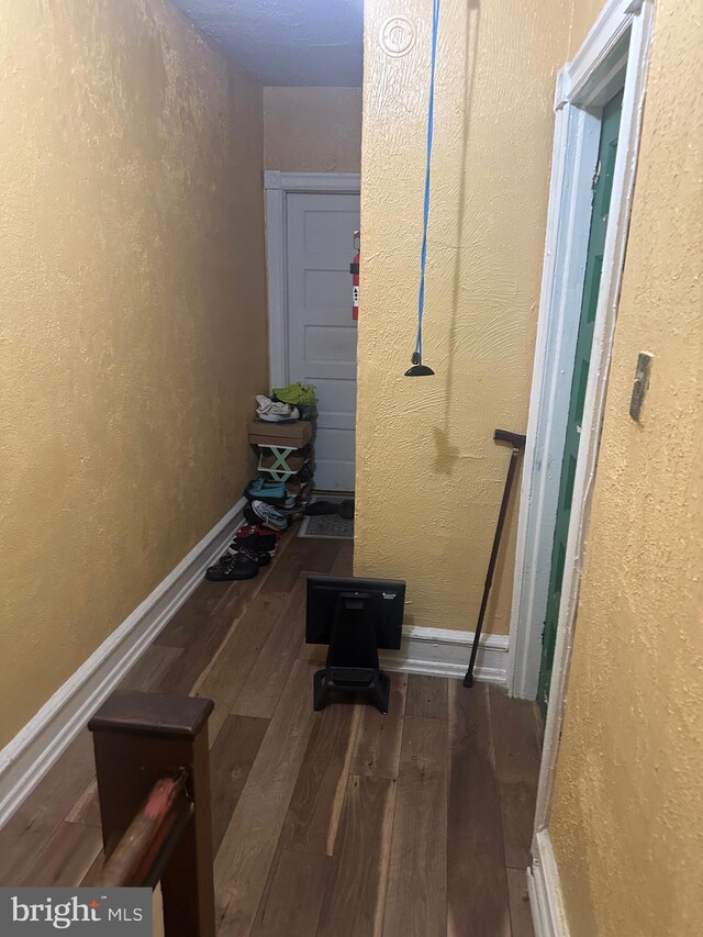 5823 Filbert St, Philadelphia, PA 19139 - hallway with hardwood / wood-style flooring