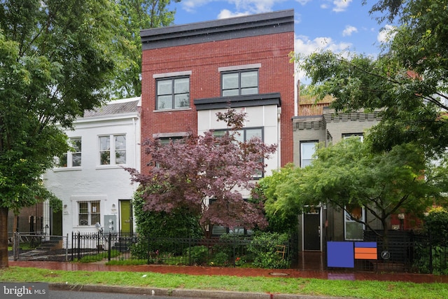 1423 1st St NW Unit B, Washington, DC 20001 - view of front of home featuring brick siding