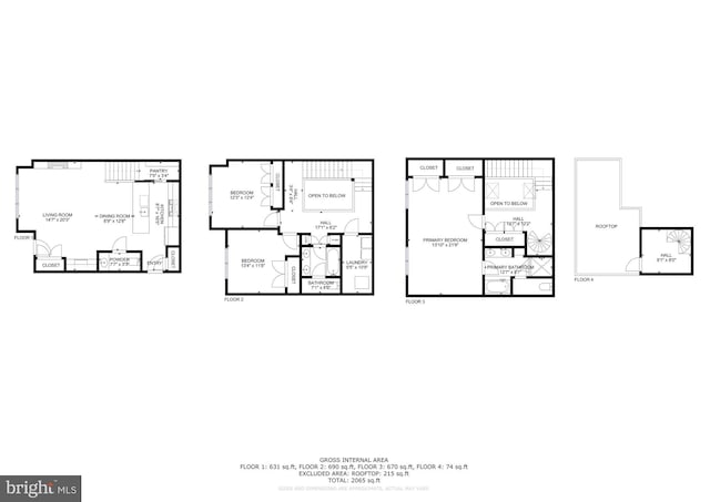 1423 1st St NW Unit B, Washington, DC 20001 - room layout